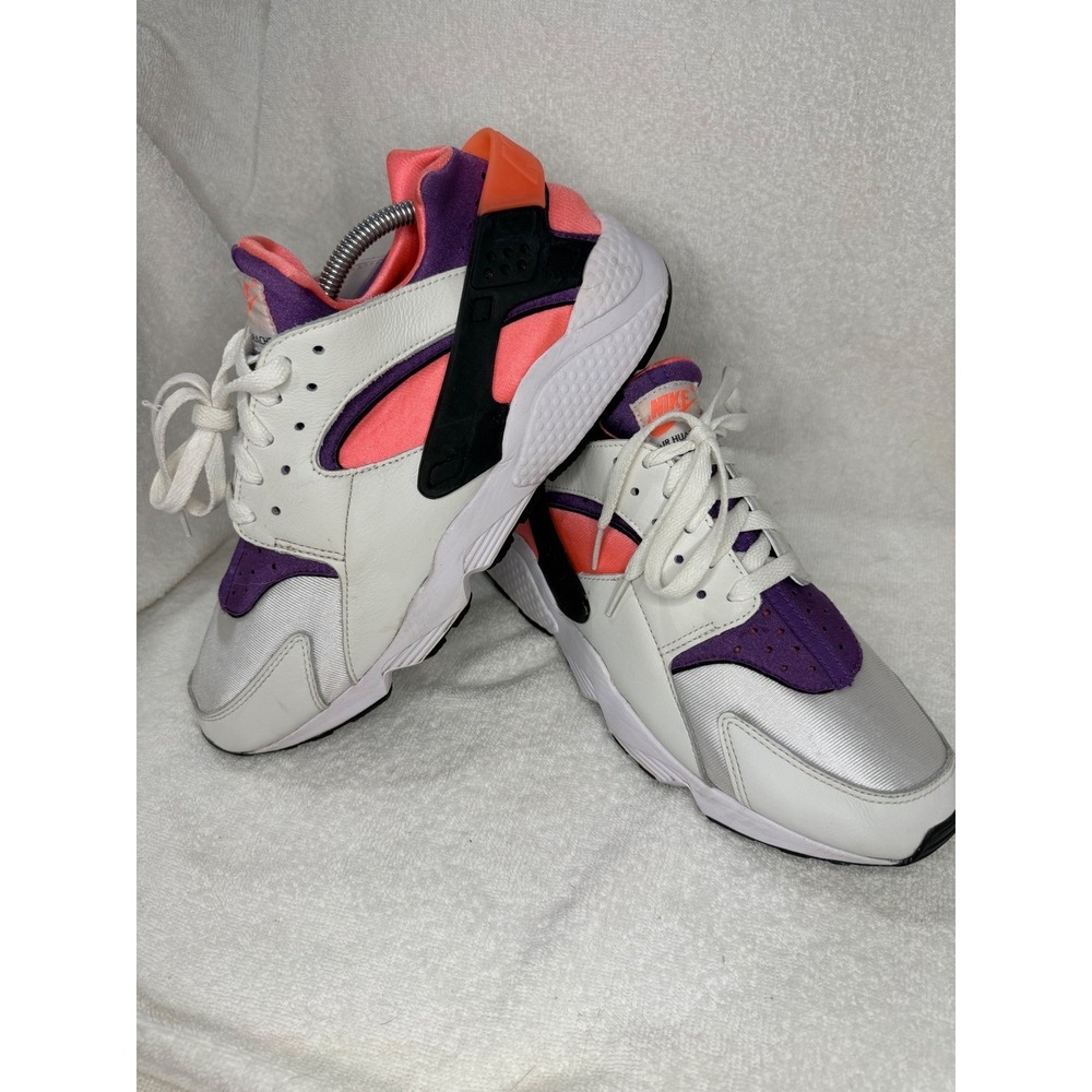 Nike Air Huarache White Bright Mango Purple Punch Sneakers DD1068-103